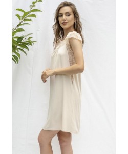 Жіноча сорочка з ніжної віскози Shato 2313 salmon 