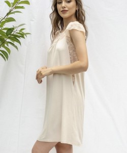 Жіноча сорочка з ніжної віскози Shato 2313 salmon 