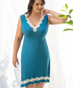 Жіноча сорочка з ніжної віскози Shato 2316 turquoise