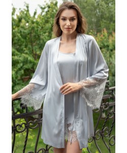 Жіночий халат з шовку Армані Shato 2301/1 