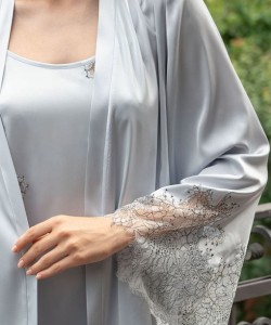 Жіночий халат з шовку Армані Shato 2301/1 Жіночий халат з шовку Армані Shato 2301/1