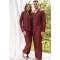 Чоловічий домашній комплект з шовку Армані Shato 2303/1 bordo 