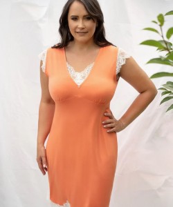 Жіноча сорочка з ніжної м'якої віскози Shato 2309 mandarin Жіноча сорочка з ніжної м'якої віскози Shato 2309 mandarin