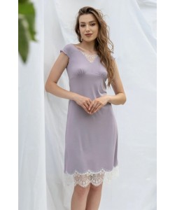 Жіноча сорочка з ніжної м'якої віскози 2310 lila 