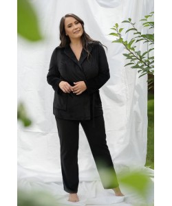 Велюровий домашній комплект Shato 2322 black 