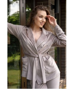 Велюровий домашній комплект Shato 2322 cappuccino Велюровий домашній комплект Shato 2322 cappuccino