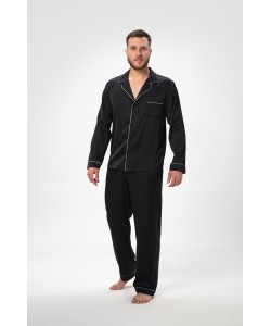 Чоловіча піжама з шовку Армані Shato 2503/1 black 