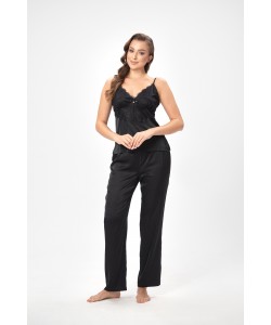 Домашній комплект з шовку Армані Shato 2504 black Домашній комплект з шовку Армані Shato 2504 black