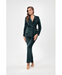 Велюровий домашній комплект Shato 2528 turquoise 