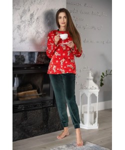 Домашній флісовий комплект Wiktoria 1411 Домашній флісовий комплект Wiktoria 1411