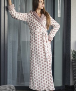 Жіночий флісовий халат Wiktoria 1407