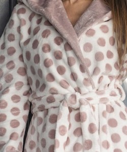 Жіночий флісовий халат Wiktoria 1406 Жіночий флісовий халат Wiktoria 1406