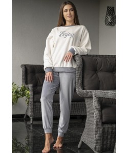 Жіночий комплект Wiktoria 1410 молочний