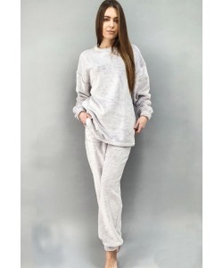 Домашній флісовий комплект Wiktoria 1429 меланж