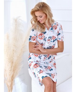 Жіноча сорочка з бавовни Taro 2880 Scarlett