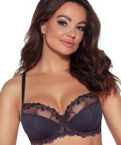 Напівм'який бюстгальтер кольору графіт Ava 1030 Cold Espresso