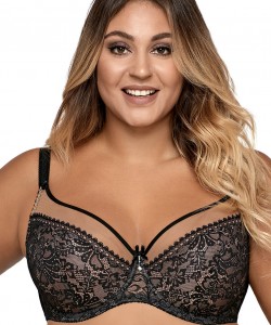 М'який бюстгальтер із ніжного тюля і мережива Ava 1396 Crystal maxi