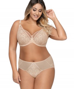 М'який мереживний бюстгальтер бралет Ava 1824 Beige Maxi М'який мереживний бюстгальтер бралет Ava 1824 Beige Maxi