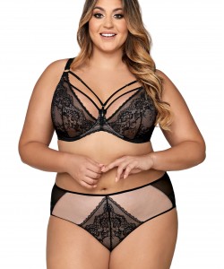 М'який мереживний бюстгальтер бралет Ava 1824 Black Maxi М'який мереживний бюстгальтер бралет Ava 1824 Black Maxi