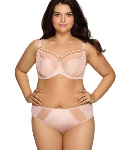 Ніжно-бежевий бюстгальтер з оригінальними бретелями Ava 1923 Beige Ніжно-бежевий бюстгальтер з оригінальними бретелями Ava 1923 Beige