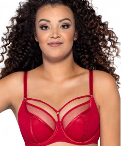 М'який бюстгальтер із декоративними бретелями Ava 1923 Red