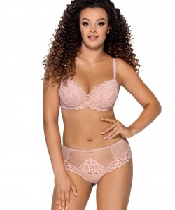 Мереживний бюстгальтер пуш-ап зі знімними подушечками Ava 1990 Powdery Pink Мереживний бюстгальтер пуш-ап зі знімними подушечками Ava 1990 Powdery Pink