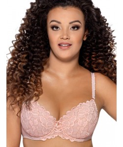 Мереживний бюстгальтер пуш-ап зі знімними подушечками Ava 1990 Powdery Pink
