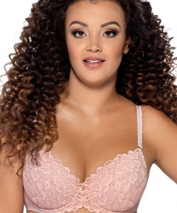 Мереживний бюстгальтер пуш-ап зі знімними подушечками Ava 1990 Powdery Pink