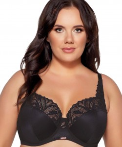Закритий зручний м'який бюстгальтер з розкішним чорним мереживом Ava 2106 Black Ava 2106 Black
