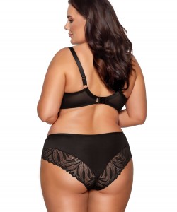 Закритий зручний м'який бюстгальтер з розкішним чорним мереживом Ava 2106 Black Maxi Закритий зручний м'який бюстгальтер з розкішним чорним мереживом Ava 2106 Black Maxi