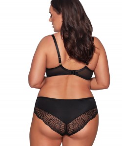 М'який чорний бюстгальтер із мереживними чашками Ava 2109 Black Maxi М'який чорний бюстгальтер із мереживними чашками Ava 2109 Black Maxi