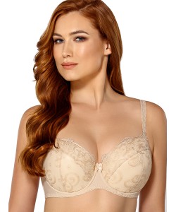 Ущільнений мереживний бюстгальтер закритого типу Nipplex Edyta
