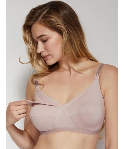 М'який бюстгальтер без кісточок для годуючих Mitex Mama Basic Milky М'який бюстгальтер без кісточок для годуючих Mitex Mama Basic Milky