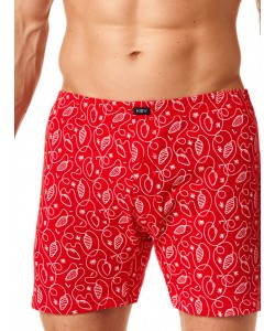 Чоловічі бавовняні труси боксери з малюнком Key MXC 915 B22