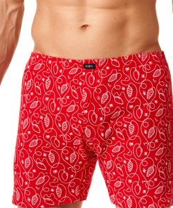 Чоловічі бавовняні труси боксери з малюнком Key MXC 915 B22