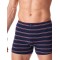 Набір чоловічих бавовняних трусів боксерів у смужку Key MXH 038 B23