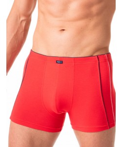 Труси чоловічі боксери з гладкої м'якої бавовни з контрастними вертикальними смужками Key MXH 174 A24 Труси чоловічі боксери з гладкої м'якої бавовни з контрастними вертикальними смужками Key MXH 174 A24