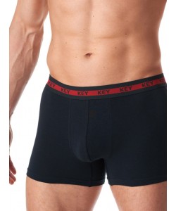 Чоловічі труси боксери з м'якої бавовни з широким поясом Key MXH 178 B23