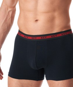 Чоловічі труси боксери з м'якої бавовни з широким поясом Key MXH 178 B23 Чоловічі труси боксери з м'якої бавовни з широким поясом Key MXH 178 B23
