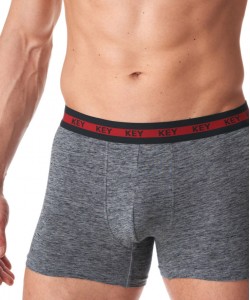 Чоловічі труси боксери з м'якої бавовни з широким поясом Key MXH 178 B23