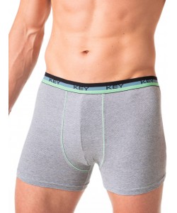Чоловічі труси боксери з гладкої м'якої бавовни Key MXH 188 A24