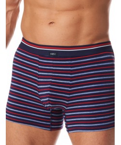 Чоловічі бавовняні труси боксери у смужку Key MXH 325 A23 Чоловічі бавовняні труси боксери у смужку Key MXH 325 A23