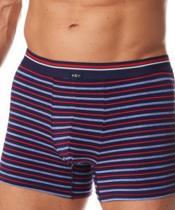 Чоловічі бавовняні труси боксери у смужку Key MXH 325 A23 Чоловічі бавовняні труси боксери у смужку Key MXH 325 A23