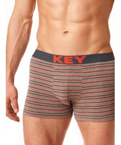 Чоловічі бавовняні труси боксери в смужку Key MXH 326 A23