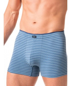 Чоловічі труси боксери з м'якої бавовни в смужку Key MXH 341 A24