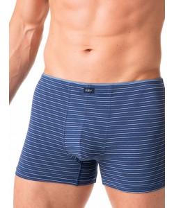 Чоловічі труси боксери з м'якої бавовни в смужку Key MXH 341 A24