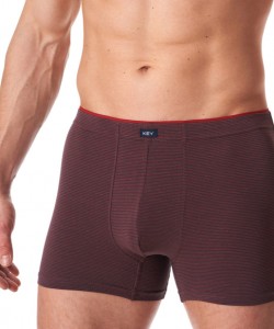 Чоловічі труси боксери з м'якої бавовни в смужку Key MXH 358 B23 Чоловічі труси боксери з м'якої бавовни в смужку Key MXH 358 B23