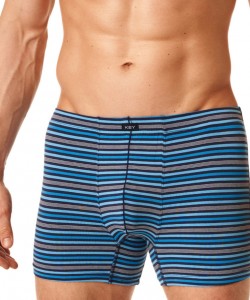 Чоловічі бавовняні смугасті труси боксери Key MXH 384 A23 Чоловічі бавовняні смугасті труси боксери Key MXH 384 A23