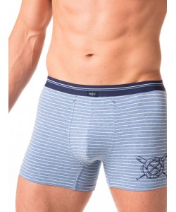 Чоловічі труси боксери з бавовни з принтом Key MXH 629 A24