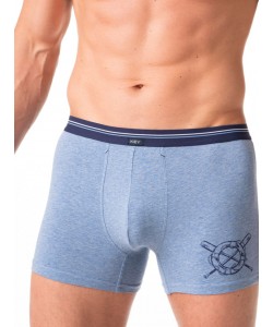 Чоловічі труси боксери з бавовни з принтом Key MXH 629 A24